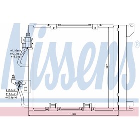 

Радиатор кондиционера NISSENS 94768
