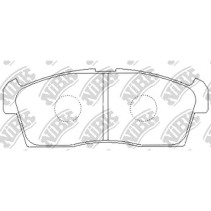 Колодки тормозные дисковые, комплект NIBK PN9426