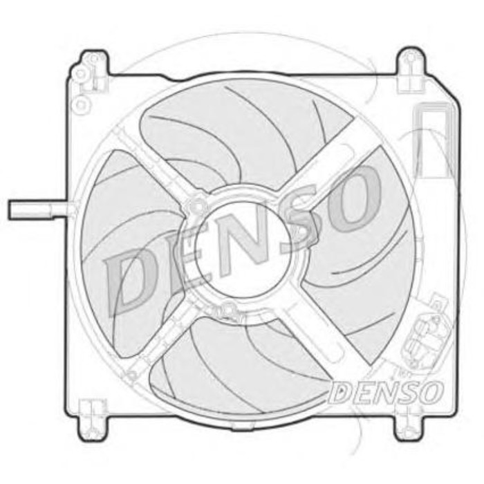 Вентилятор радиатора Denso DER09009