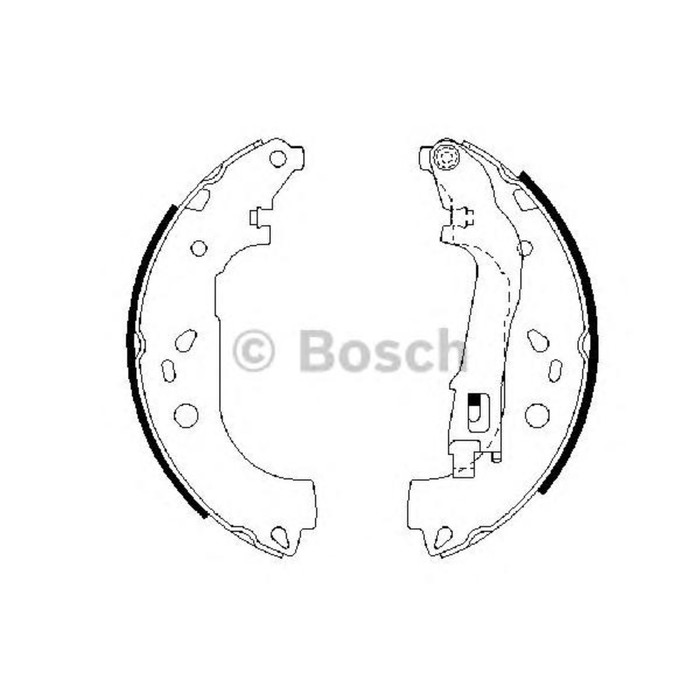 Колодки барабанные BOSCH 0986487717
