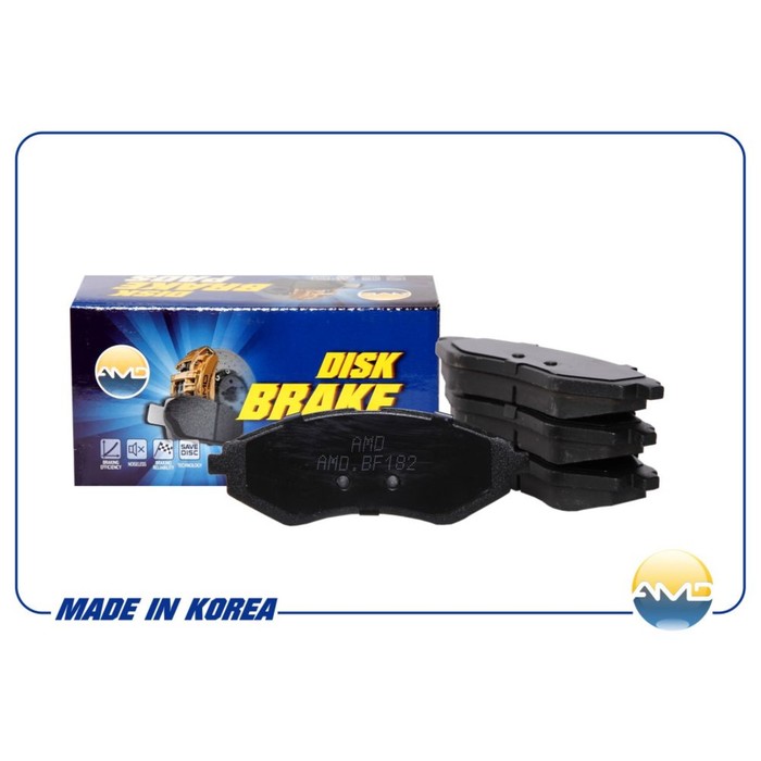 Колодки тормозные AMD AMDBF182