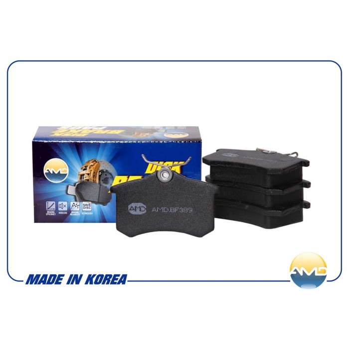 Колодки тормозные AMD AMDBF389