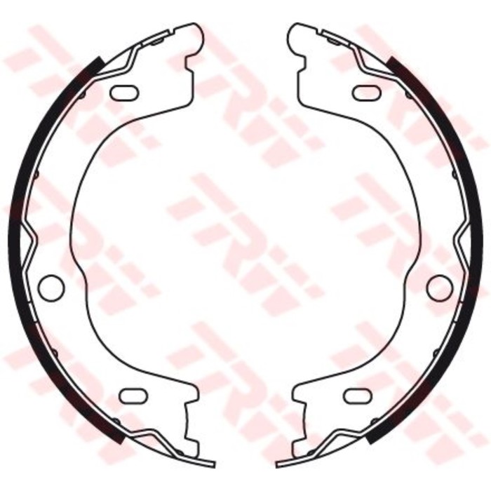 Колодки тормозные барабанные TRW GS8784