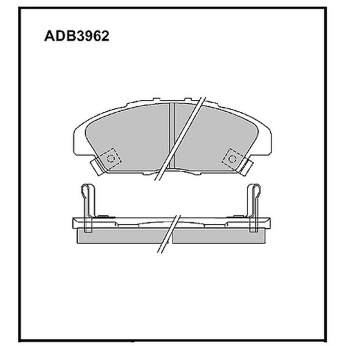 Колодки тормозные ALLIED NIPPON ADB3962