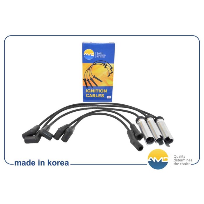 Провода высоковольтные, комплект AMD AMDCL19