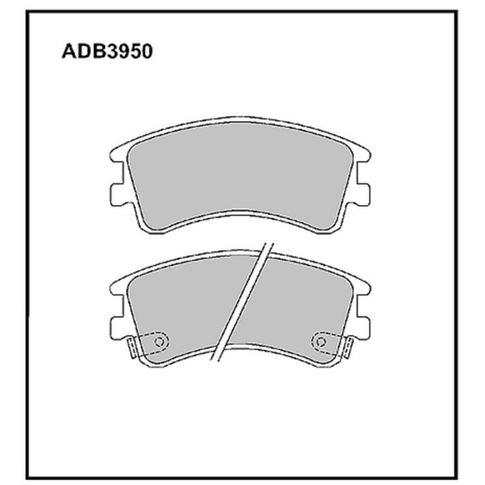 Колодки тормозные ALLIED NIPPON ADB3950