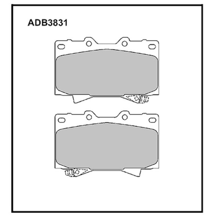 Колодки тормозные ALLIED NIPPON ADB3831