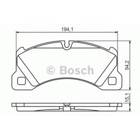 

Колодки тормозные Bosch 0986494206