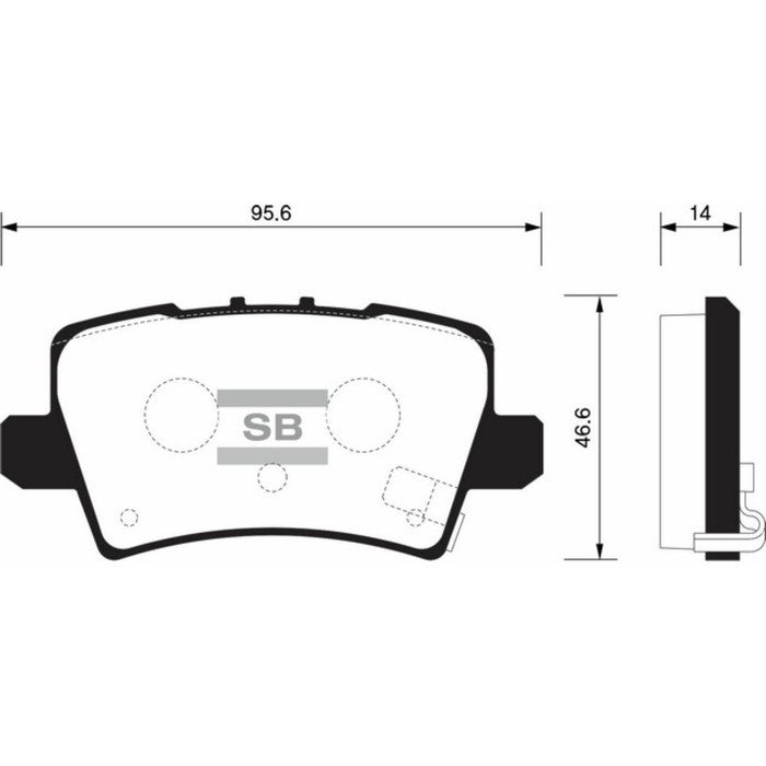 Колодки тормозные дисковые HI-Q SP1570