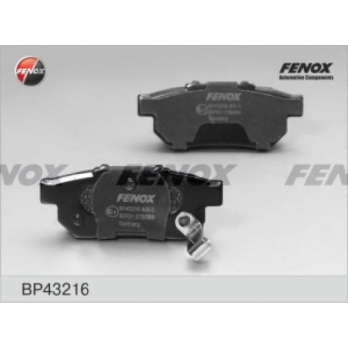 Колодки тормозные FENOX bp43216