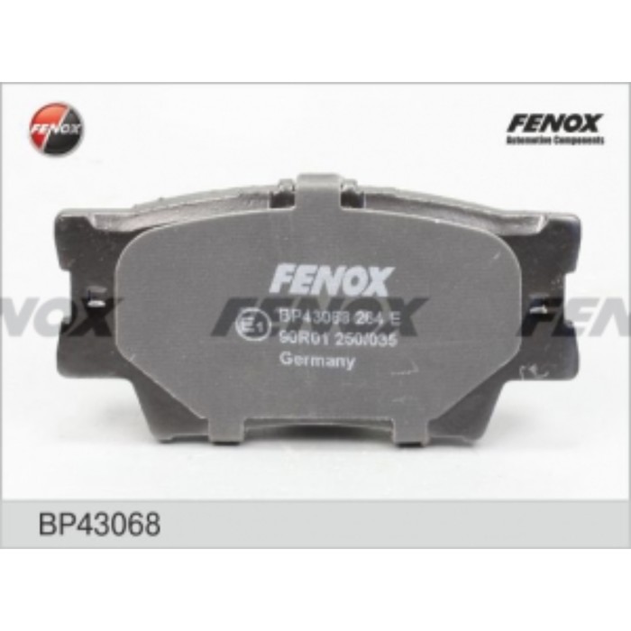 Колодки тормозные FENOX bp43068