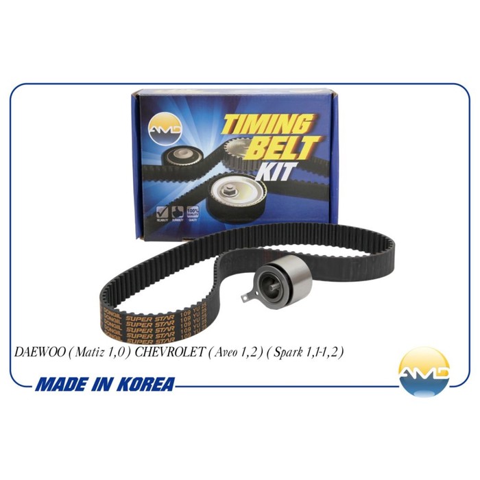 Ремень ГРМ, комплект AMD AMDKITBR1