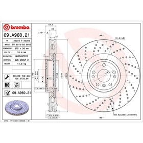 

Диск тормозной Brembo 09A96021