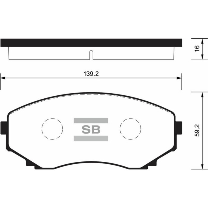 Колодки тормозные дисковые HI-Q SP1527