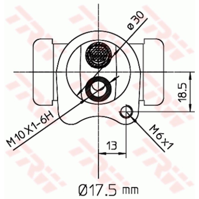 Цилиндр тормозной рабочий TRW BWC251