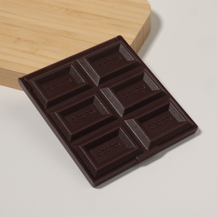 Зеркало складное "Шоколадное чудо", прямоугольное, цвет МИКС