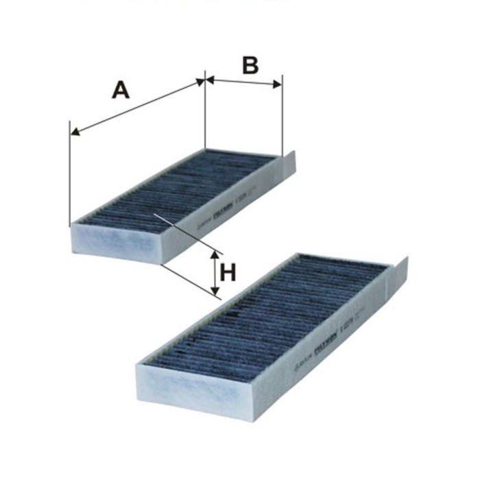Фильтр салонный угольный FILTRON K1227A-2x