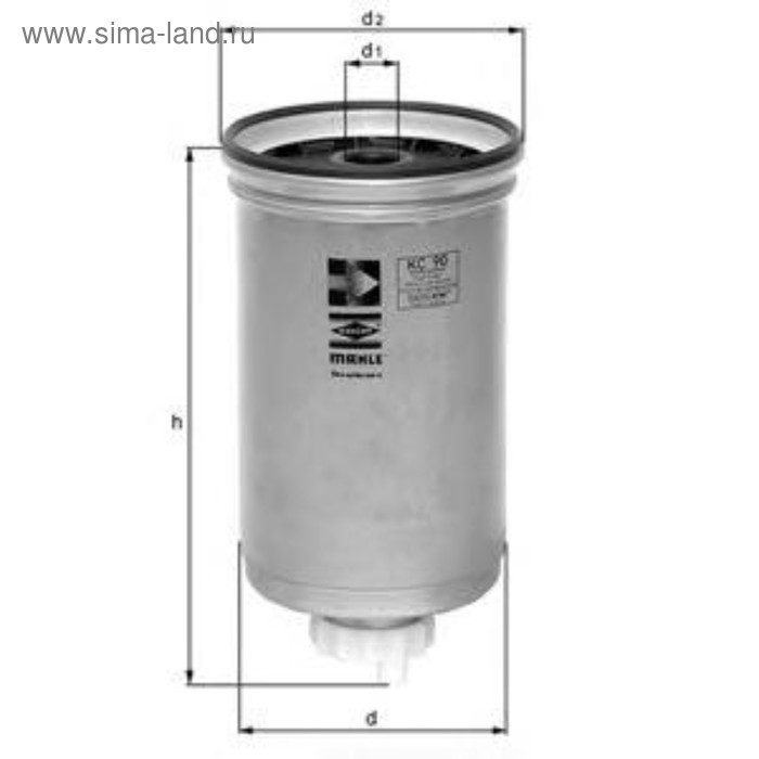 Фильтр топливный KNECHT KC90