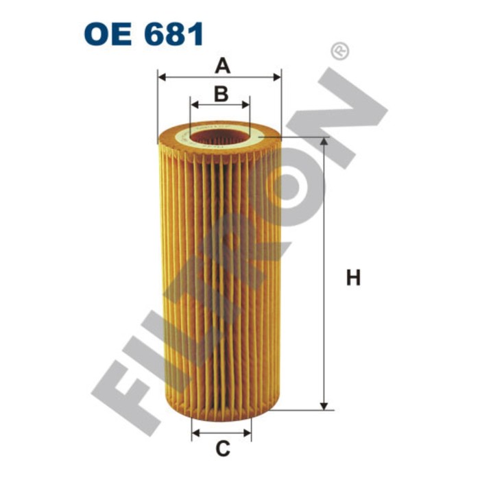 Фильтр масляный  FILTRON OE681
