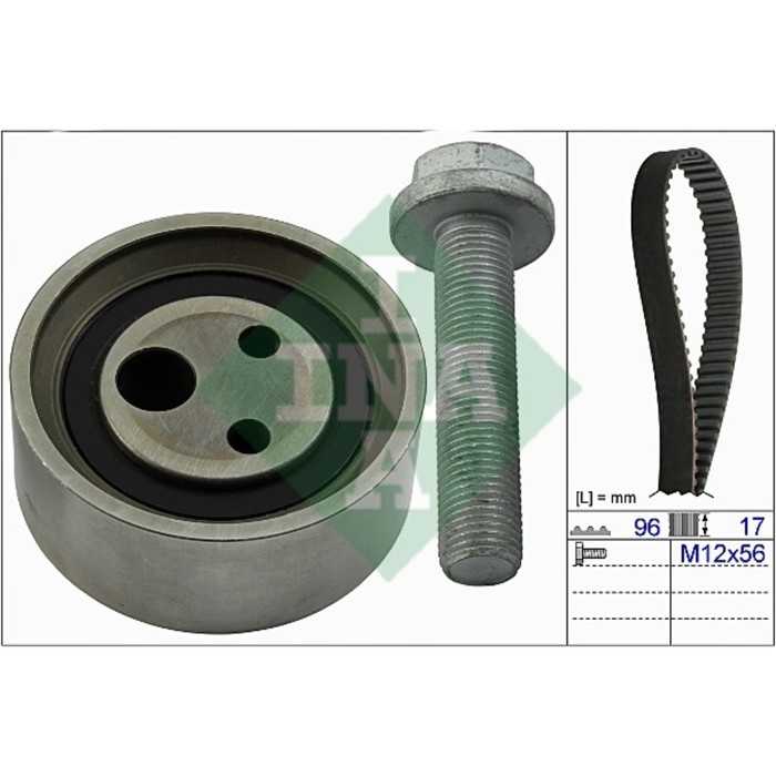 Ремень ГРМ, комплект INA 530049010