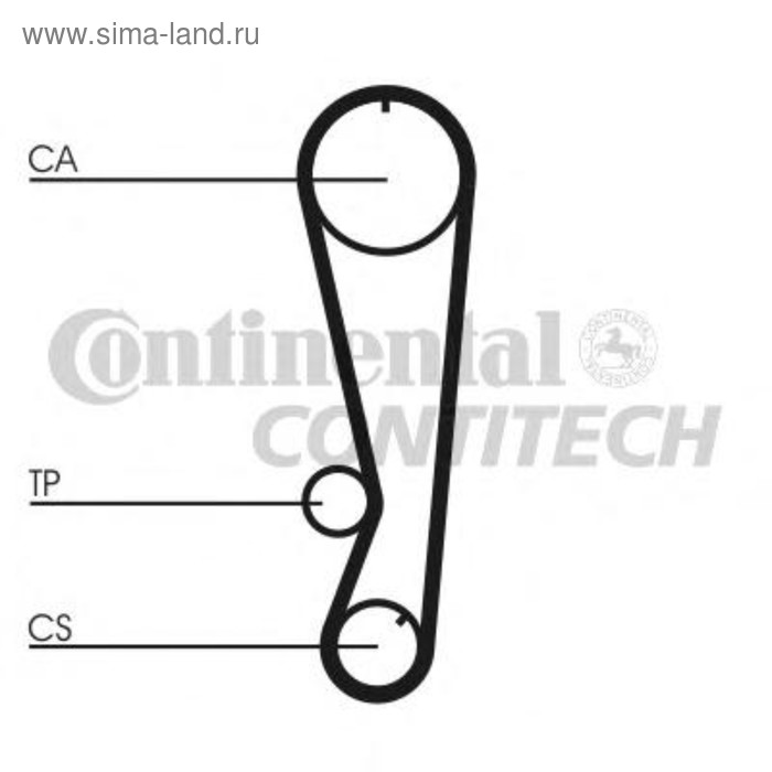 фото Ремень грм contitech ct850