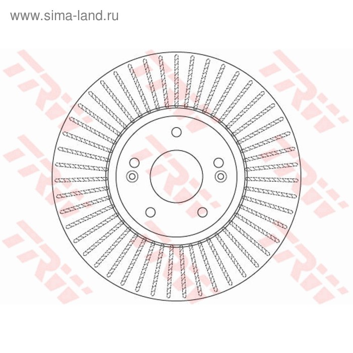 фото Диск тормозной trw df6222