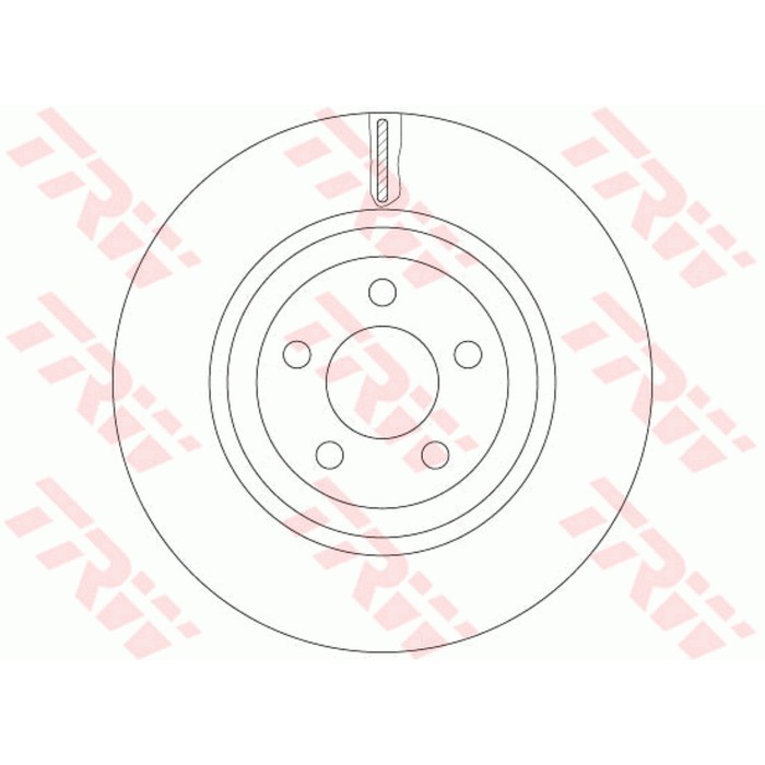 Диск тормозной TRW DF6244S