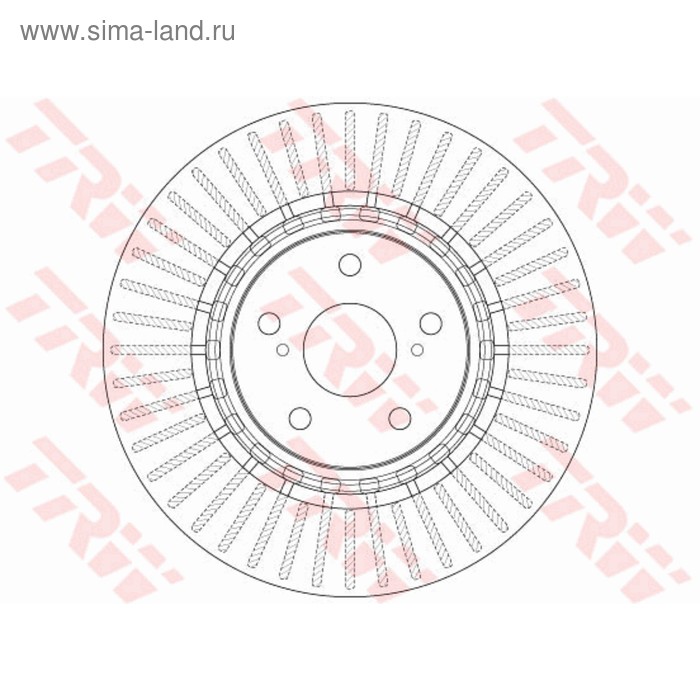 фото Диск тормозной trw df6265