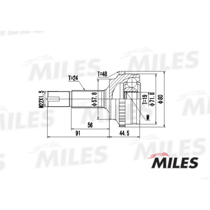 Шрус MILES GA20500