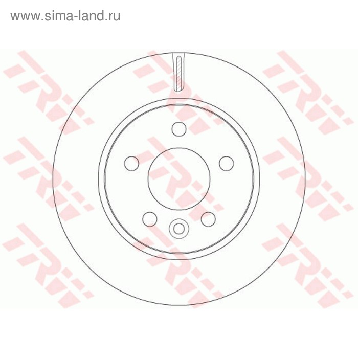 фото Диск тормозной trw df6482