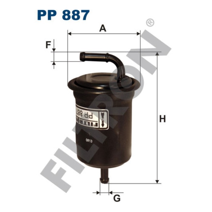 Фильтр топливный FILTRON PP887