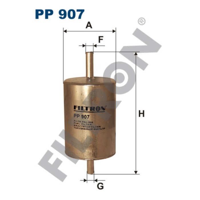 Фильтр топливный FILTRON PP907