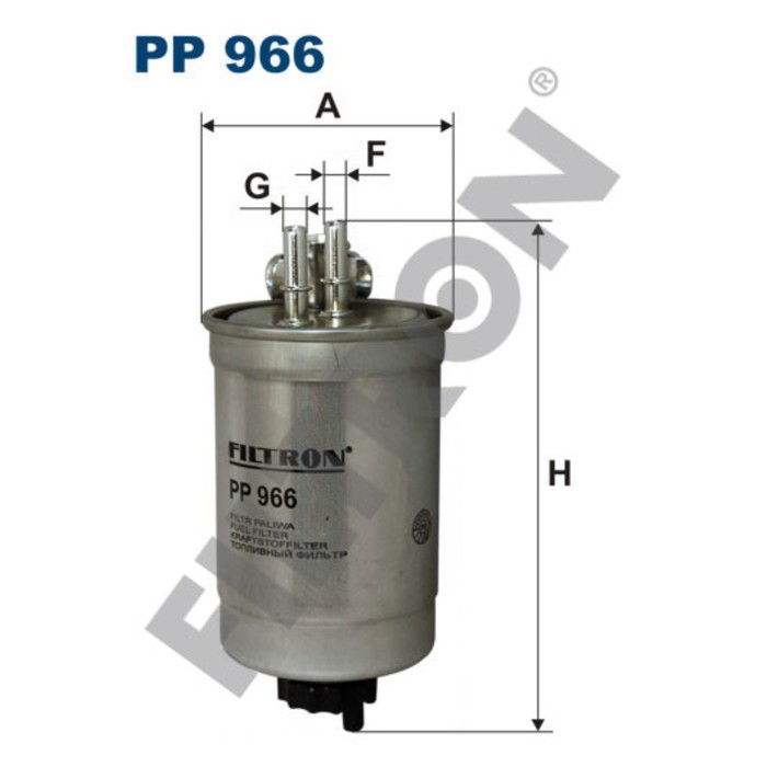 Фильтр топливный FILTRON PP966