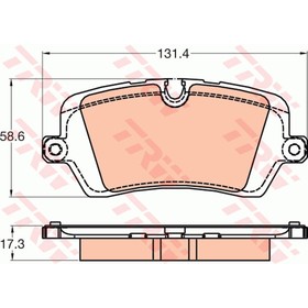 

Колодки тормозные TRW GDB2029