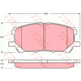 

Колодки тормозные TRW GDB3338