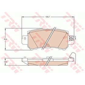 

Колодки тормозные TRW GDB3539