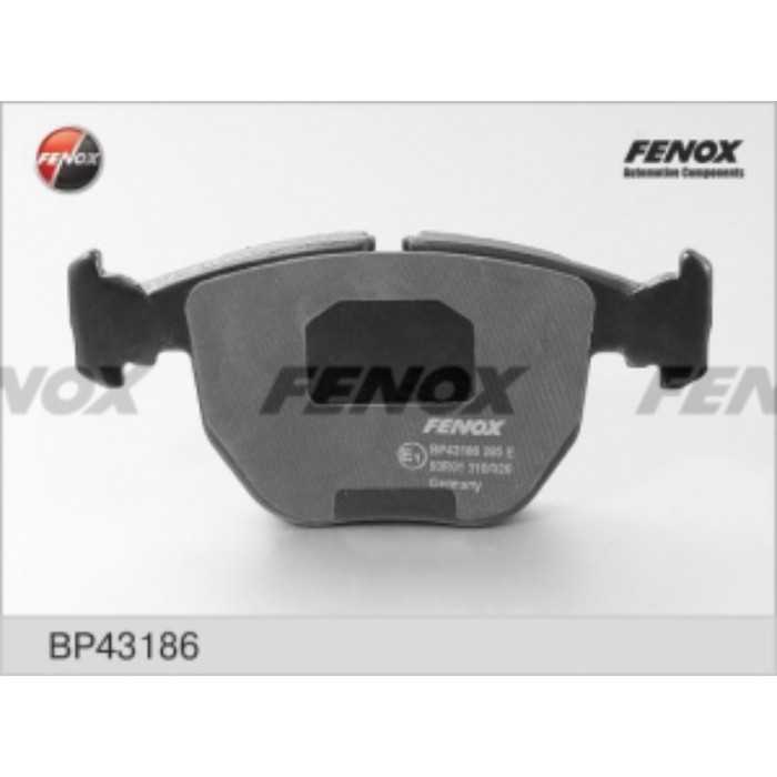 Колодки тормозные FENOX bp43186