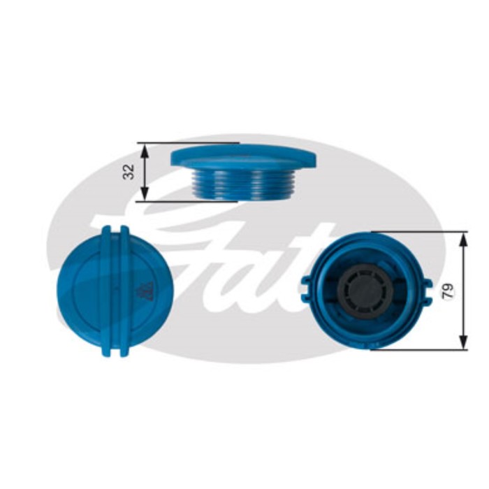 Крышка радитора Gates RC228