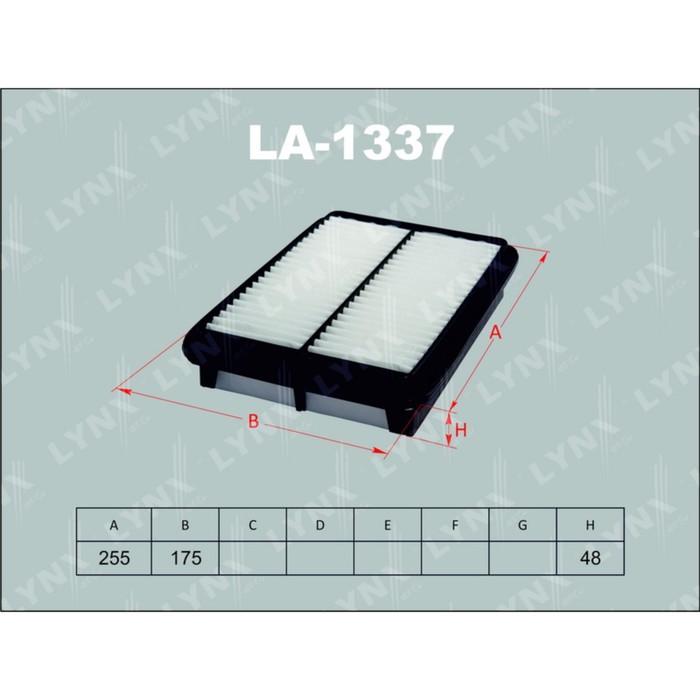 Фильтр воздушный LYNXauto LA1337