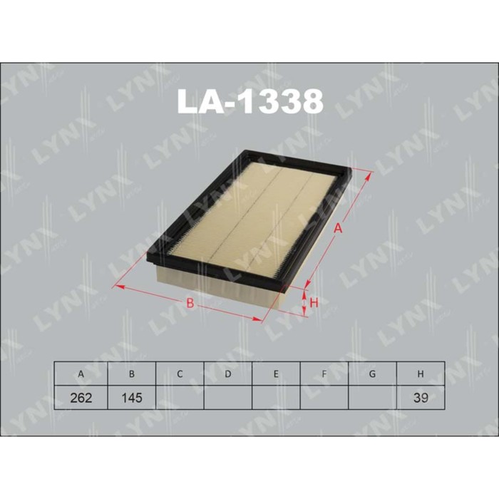 Фильтр воздушный LYNXauto LA1338