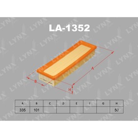 

Фильтр воздушный LYNXauto LA1352