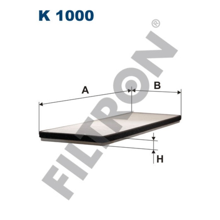 Фильтр салонный FILTRON K1000