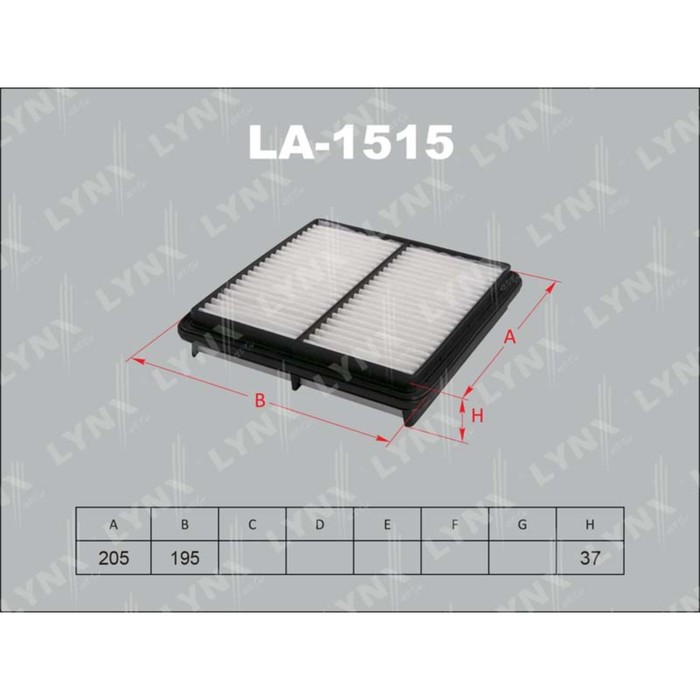 Фильтр воздушный LYNXauto LA1515