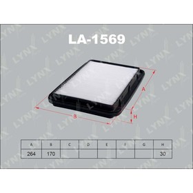 

Фильтр воздушный LYNXauto LA1569