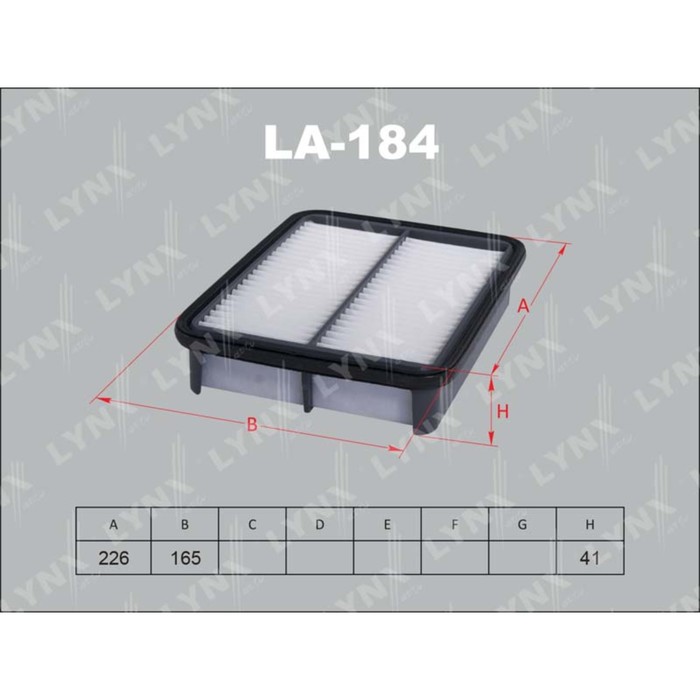 Фильтр воздушный LYNXauto LA184