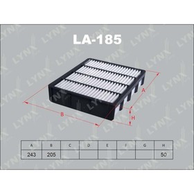 

Фильтр воздушный LYNXauto LA185