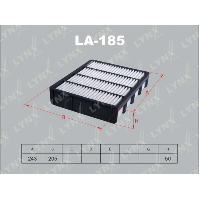 Фильтр воздушный LYNXauto LA185