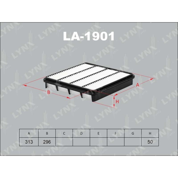 Фильтр воздушный LYNXauto LA1901