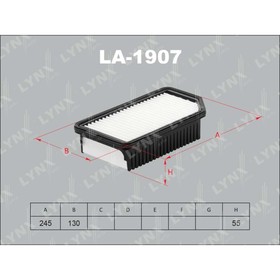 

Фильтр воздушный LYNXauto LA1907