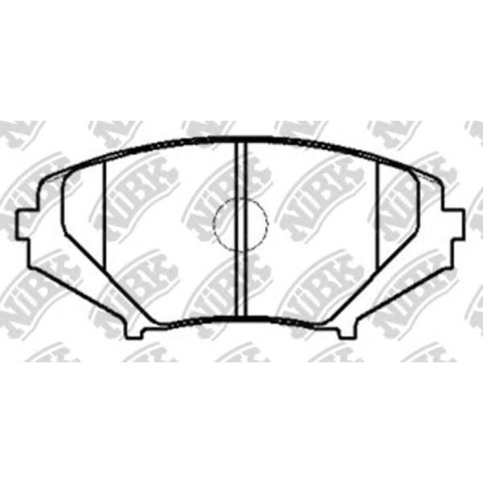 Колодки тормозные дисковые NIBK PN5801